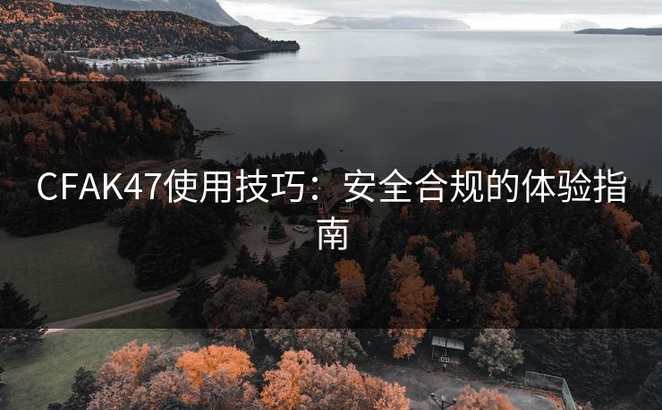 CFAK47使用技巧：安全合规的体验指南